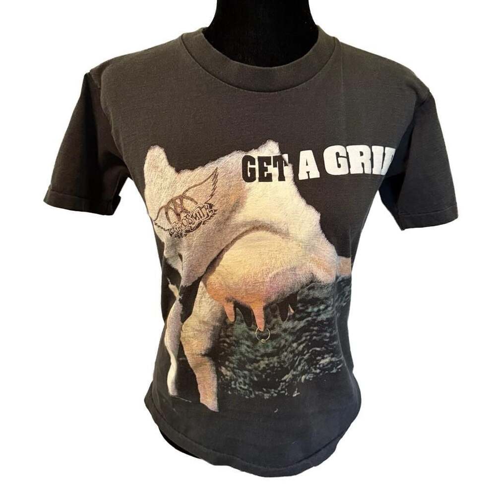 Vintage 1993 Aerosmith Get A Grip Tour T-Shirt Giant by Anvil